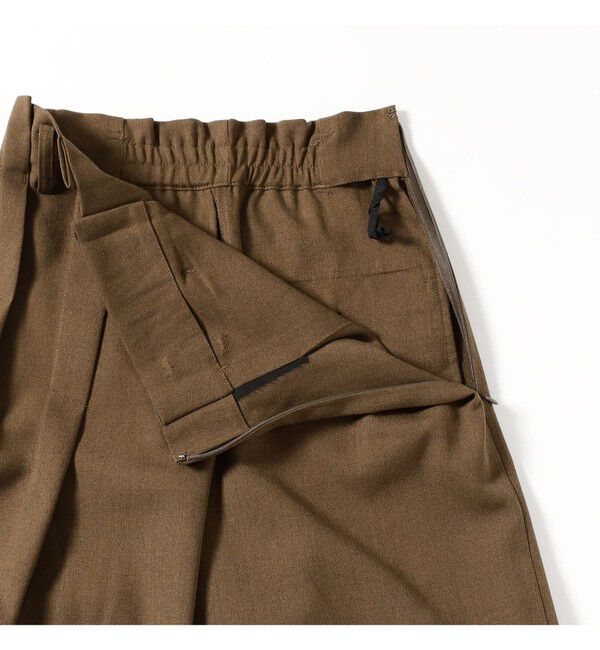 Ray BEAMS 「アシンメトリー ハイウエスト パンツ」|チノ|