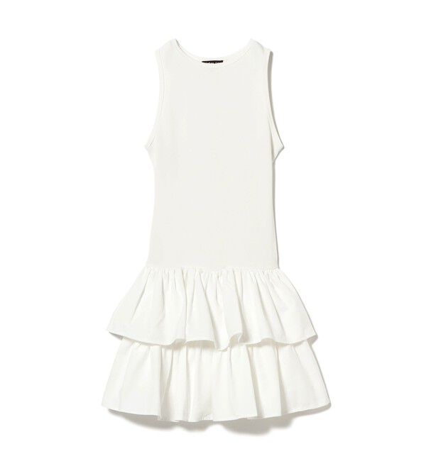 Ray BEAMS 「sister jane / Una Baile Rib mini Dress」|ワンピース|IVORY