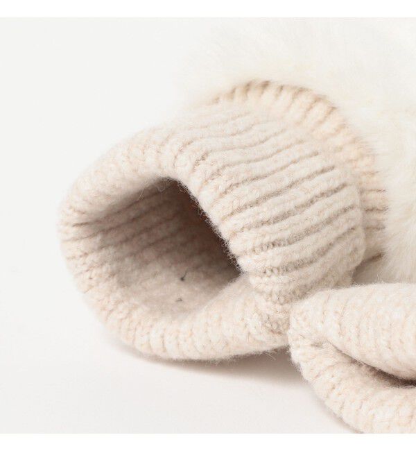 Ray BEAMS 「【別注】CONTROL FREAK / フェイク ファー ミトン」|手袋|