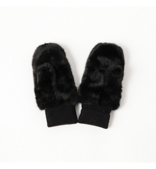 Ray BEAMS 「【別注】CONTROL FREAK / フェイク ファー ミトン」|手袋|