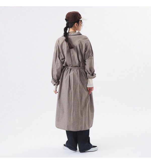 BEAMSBOY「ワーク チェック ワンピース」|ワンピース|