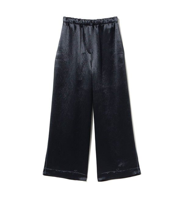 Demi-Luxe BEAMS 「アセテート サテン ワイドパンツ」|チノ|