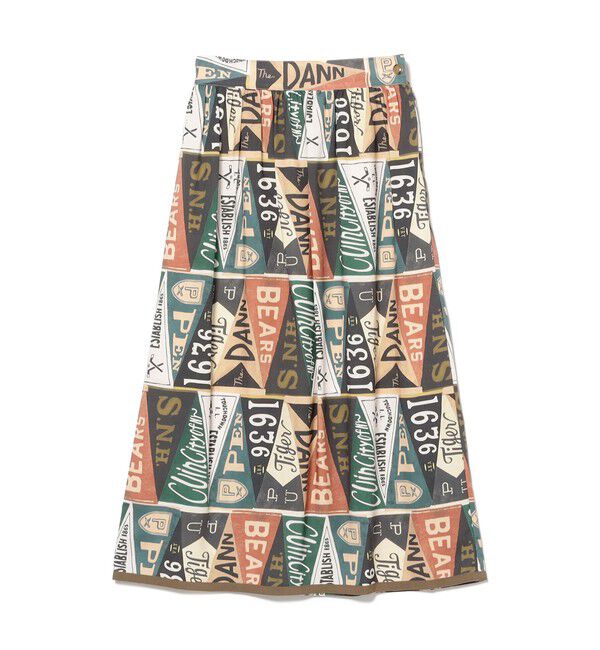 BEAMSBOY「ペナント プリント スカート」|スカート|