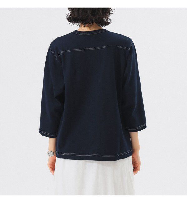 BEAMSBOY「テンジク フットボール 3/4 Tシャツ」|Tシャツ・カットソー|