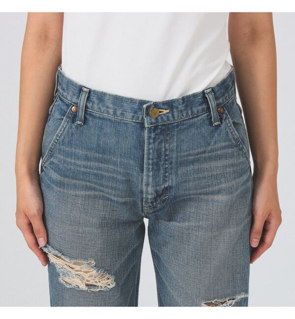 Ray BEAMS 「【別注】Lee / RIPPED JEANS」|デニム|