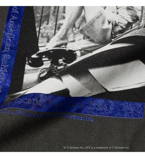 Ray BEAMS 「【別注】GOOD ROCK SPEED / LIFE PC 箔プリント Tシャツ」|Tシャツ・カットソー|