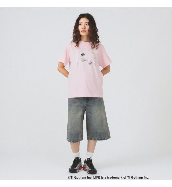 Ray BEAMS 「【別注】GOOD ROCK SPEED / LIFE PC 箔プリント Tシャツ」|Tシャツ・カットソー|