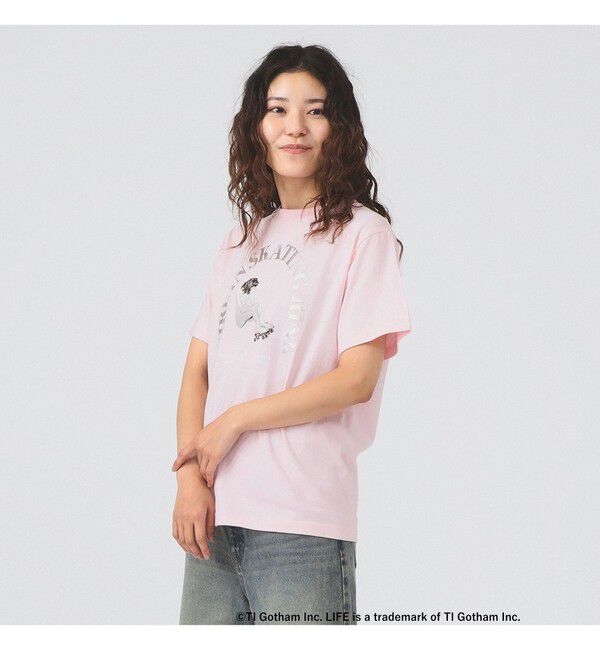Ray BEAMS 「【別注】GOOD ROCK SPEED / LIFE PC 箔プリント Tシャツ」|Tシャツ・カットソー|