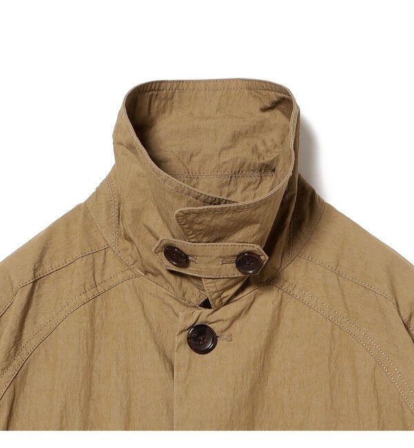 BEAMSBOY「コットン ナイロン ミリタリー ステンカラー コート」|ダッフルコート|