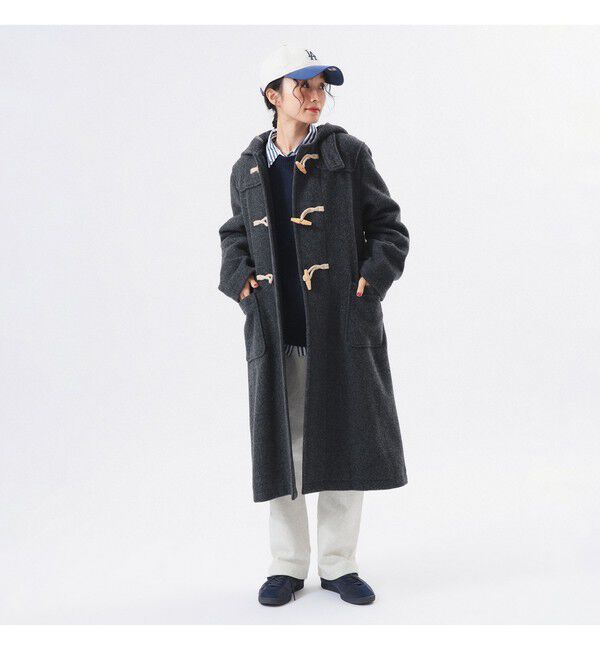 BEAMSBOY「モッサー ロング ダッフルコート 25FW」|ダッフルコート|T.GRAY