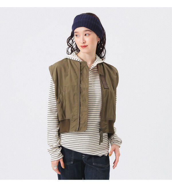 BEAMSBOY「デタッチ スリーブ ミリタリー ブルゾン」|ブルゾン・スタジャン|