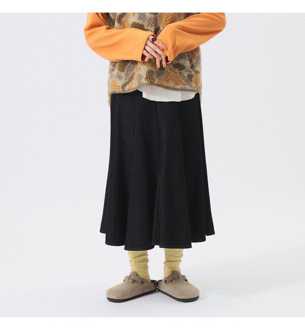 BEAMSBOY「デニム フレア スカート」|スカート|