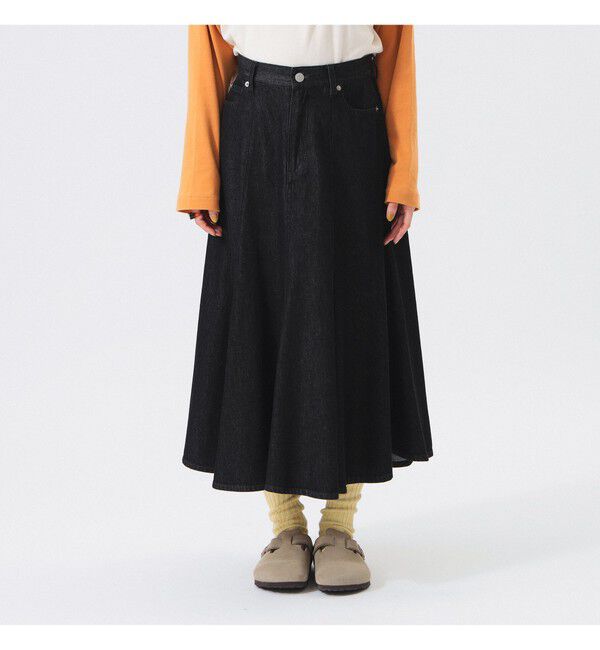 BEAMSBOY「デニム フレア スカート」|スカート|