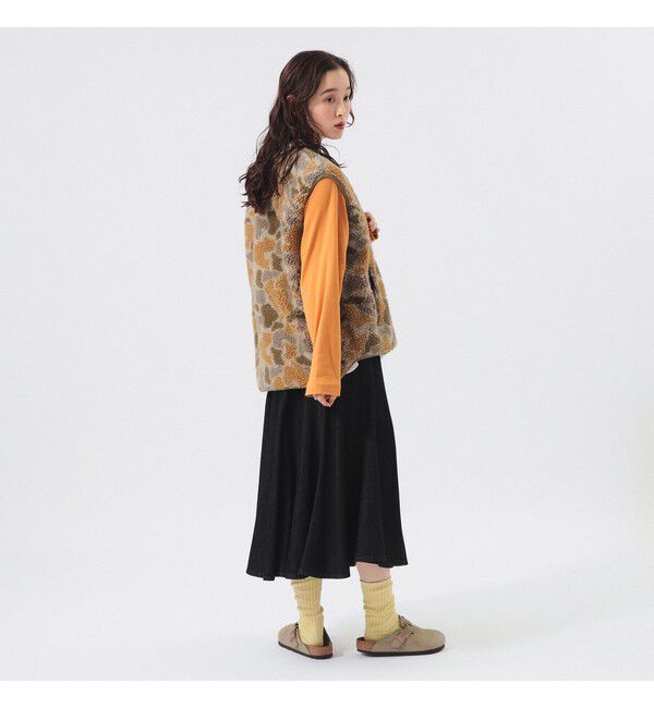 BEAMSBOY「デニム フレア スカート」|スカート|