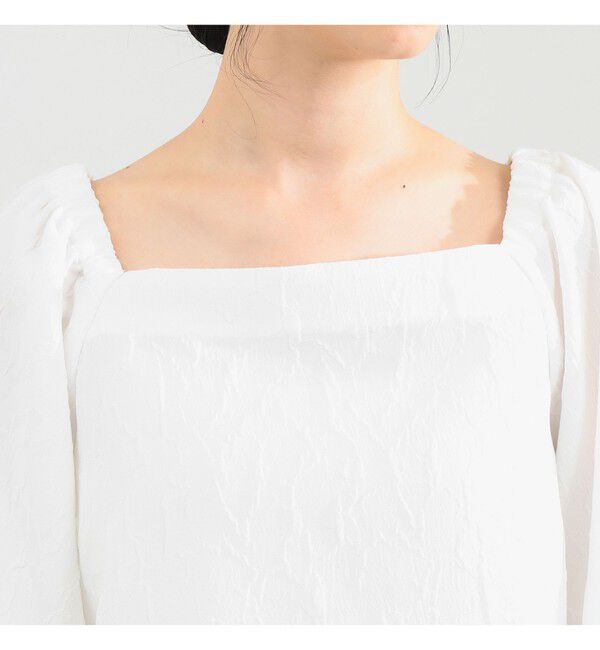 Demi-Luxe BEAMS 「エディター東原妙子 &times; Demi-Luxe BEAMS / 2WAY ジャカード ブラウス」|シャツ・ブラウス|