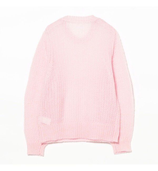 Ray BEAMS 「モヘヤ タッチ シアー クルーネック ニット」|ニット・セーター|