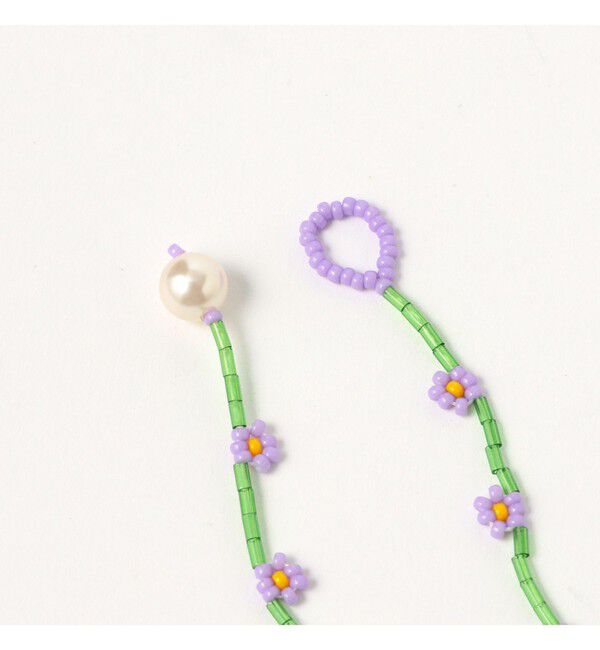 Ray BEAMS 「プチ フラワー ビーズ ブレスレット」|ブレスレット・バングル|