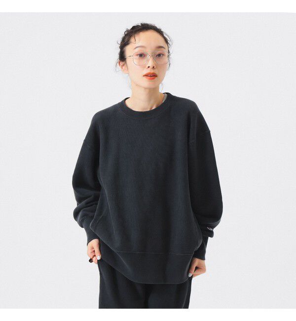 BEAMSBOY「【別注】Champion / バックプリント リバースウィーブ(R) クルー スウェット」|スウェット・ジャージ|