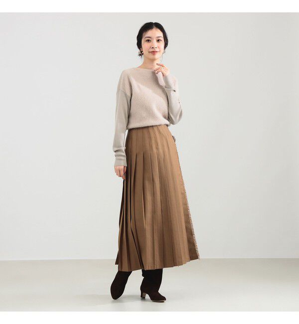 Demi-Luxe BEAMS 「フラッフィー ボートネック ニット」|ニット・セーター|