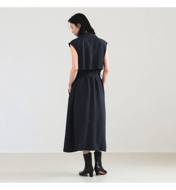 Demi-Luxe BEAMS 「ノースリーブ ロングトレンチ ワンピース」|ワンピース|