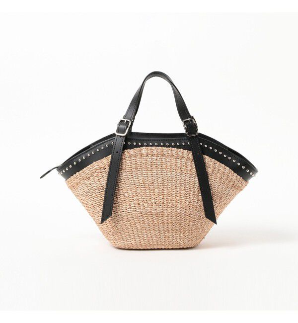 Demi-Luxe BEAMS 「VIOLAd&rsquo;ORO / アバカ スタッズ トートバッグ」|トートバッグ|