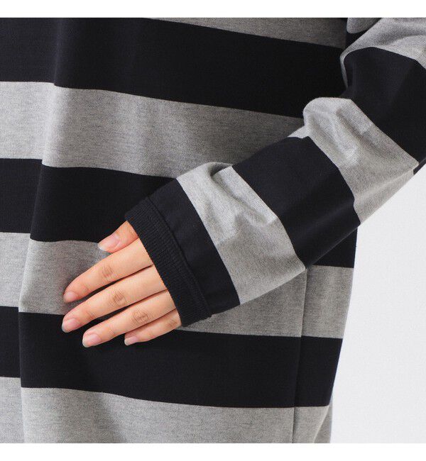 BEAMSBOY「【別注】LACOSTE / ボーダー ロングスリーブ Tシャツ」|Tシャツ・カットソー|