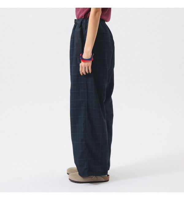 BEAMSBOY「【別注】Gramicci / チェック イージーパンツ」|チノ|