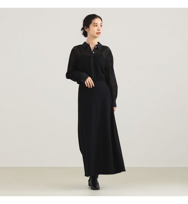 Demi-Luxe BEAMS 「比翼 レース シャツ」|シャツ・ブラウス|