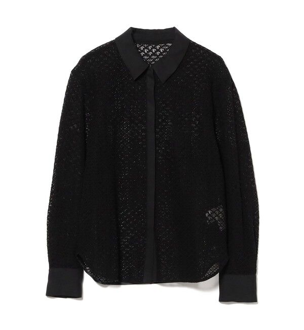 Demi-Luxe BEAMS 「比翼 レース シャツ」|シャツ・ブラウス|