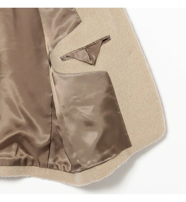 Demi-Luxe BEAMS 「モヘヤループ シャギー ジャケット」|ダッフルコート|