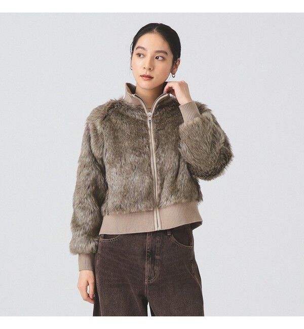 Ray BEAMS 「【別注】PENNEY&rsquo;S / ファー ジャケット」|ブルゾン・スタジャン|