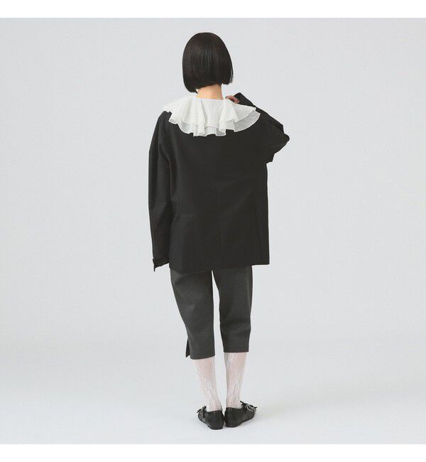 Ray BEAMS 「ノーカラー ビッグ ジャケット」|ノーカラージャケット|