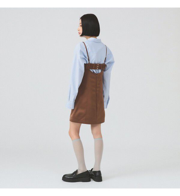 Ray BEAMS 「サテン ミニ キャミソール ワンピース」|ワンピース|