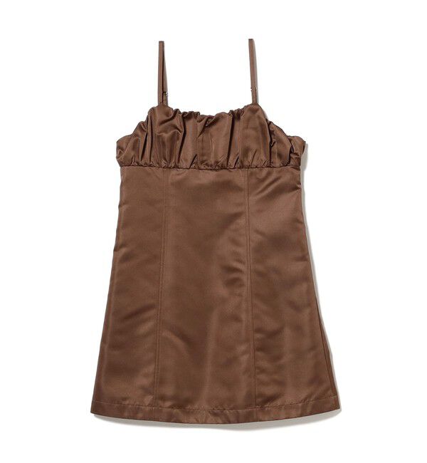 Ray BEAMS 「サテン ミニ キャミソール ワンピース」|ワンピース|