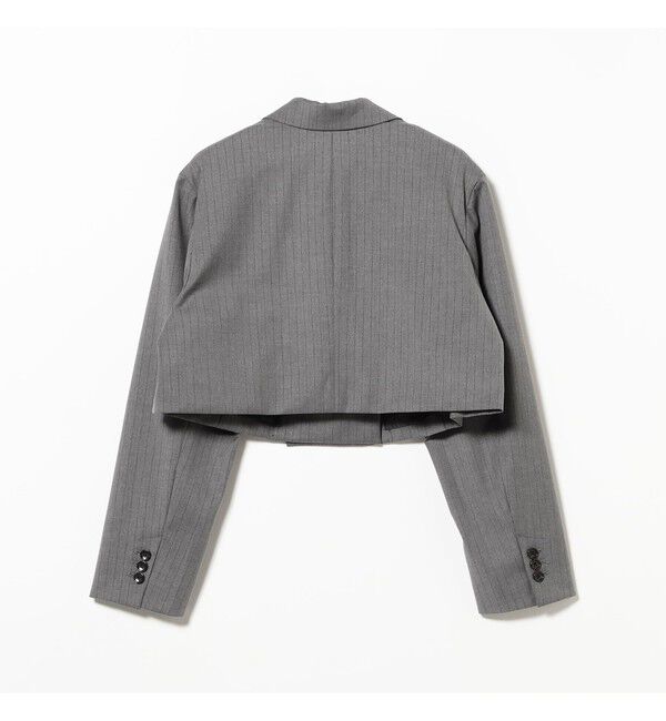 Ray BEAMS 「2ボタン W クロップド ジャケット」|テーラードジャケット|