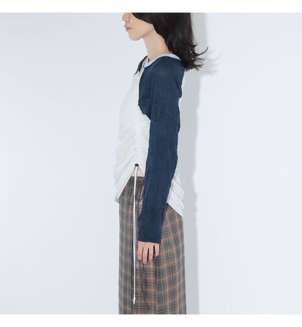 BEAMSBOY「ワッシャー ラグラン アレンジ ロングスリーブ」|Tシャツ・カットソー|