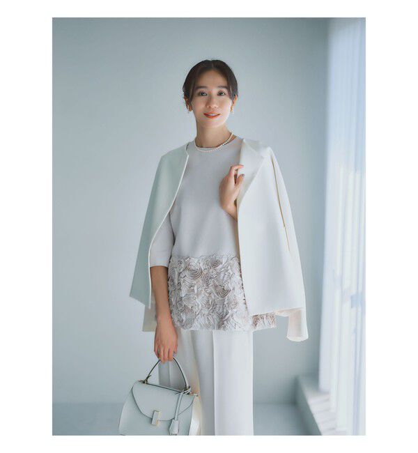 Demi-Luxe BEAMS 「フラワー チュニック ブラウス＊」|シャツ・ブラウス|