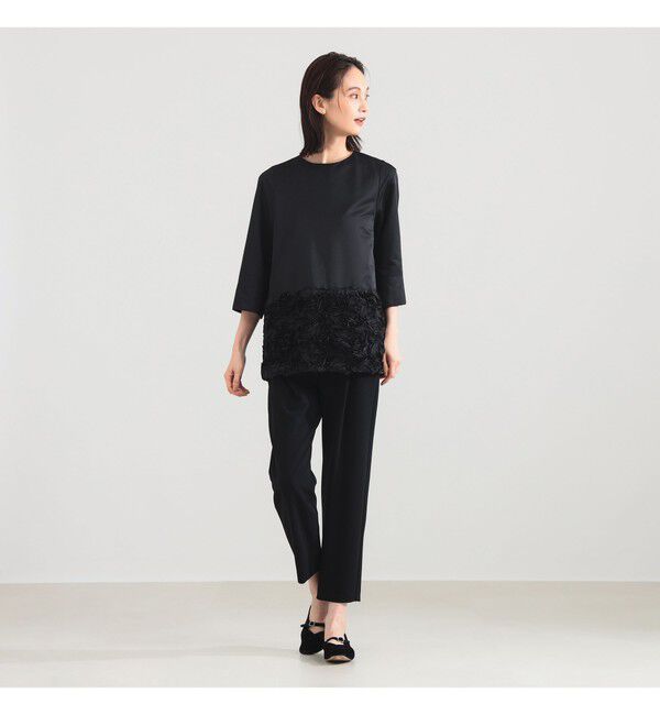 Demi-Luxe BEAMS 「フラワー チュニック ブラウス＊」|シャツ・ブラウス|