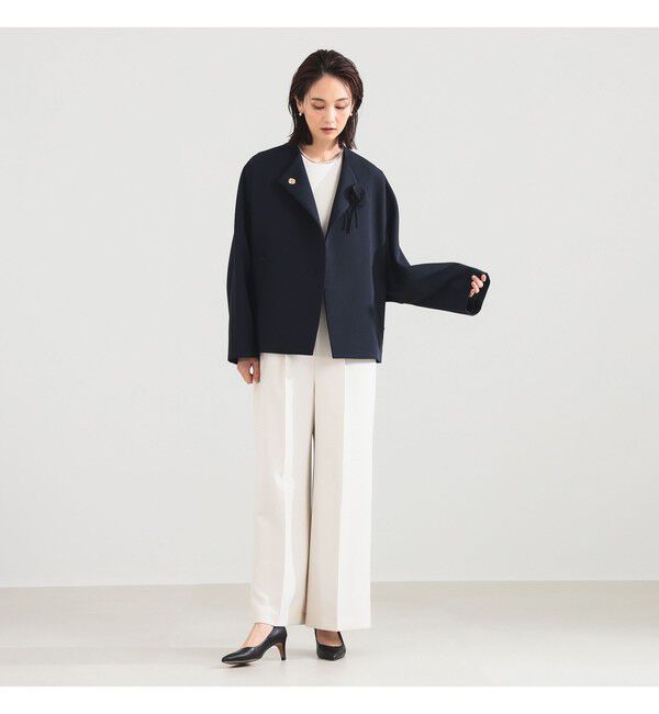 Demi-Luxe BEAMS 「カラー リリーハーフ コート＊」|ダッフルコート|