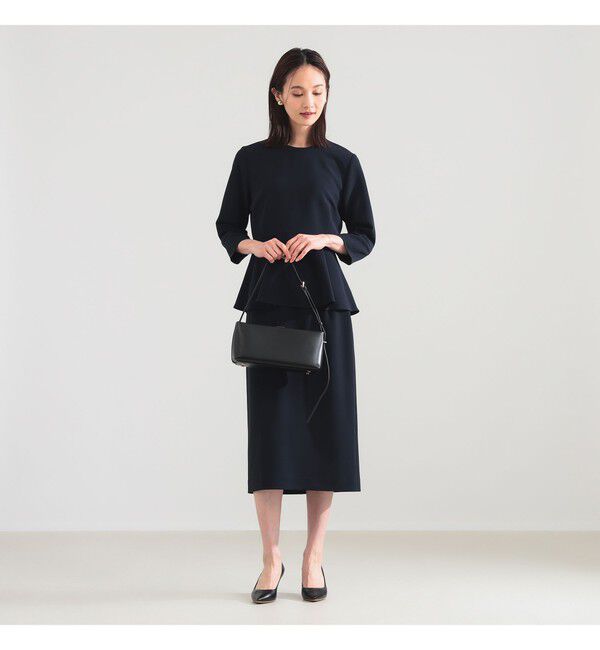 Demi-Luxe BEAMS 「トリアセ ペプラム ブラウス＊」|シャツ・ブラウス|