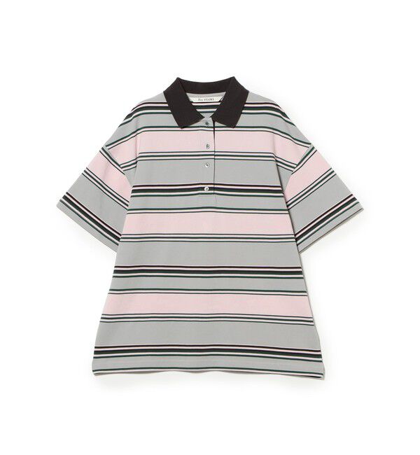 Ray BEAMS 「マルチ ボーダー ビッグ ポロ」|ポロシャツ|