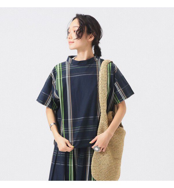 BEAMSBOY「ボーイ ビッグタータン ショートスリーブ」|シャツ・ブラウス|