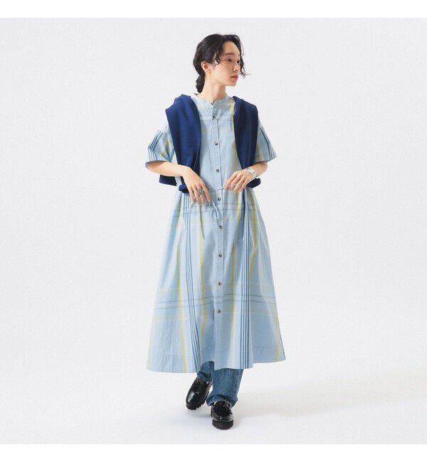 BEAMSBOY「ボーイ ビッグ タータン ワンピース」|ワンピース|