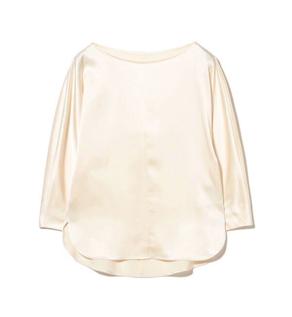 Demi-Luxe BEAMS 「トリアセ ポリエステル フラットサテン ブラウス」|シャツ・ブラウス|