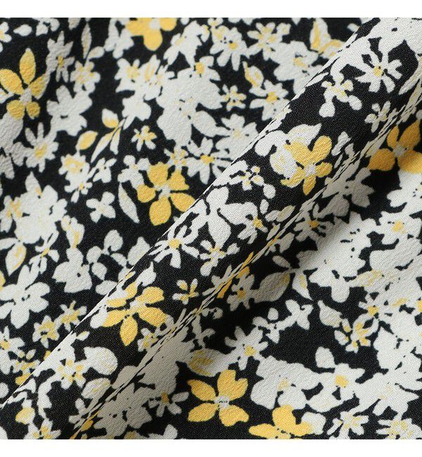 Demi-Luxe BEAMS 「プチフラワー プリント イージーパンツ」|チノ|