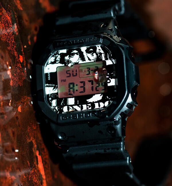 BEAMS「G-SHOCK / KOUSUKE KAWAMURA &times; BEAMS T 別注 DW 5600-E ''1 dollar bill shredded&rsquo;&rsquo;」|腕時計|