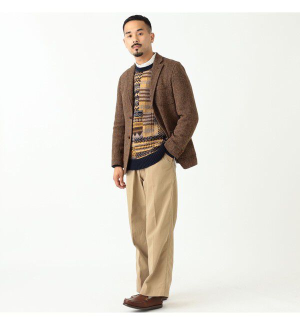 BEAMS PLUS「BEAMS PLUS / ハリスツイード 3ボタン ジャケット 24」|テーラードジャケット|