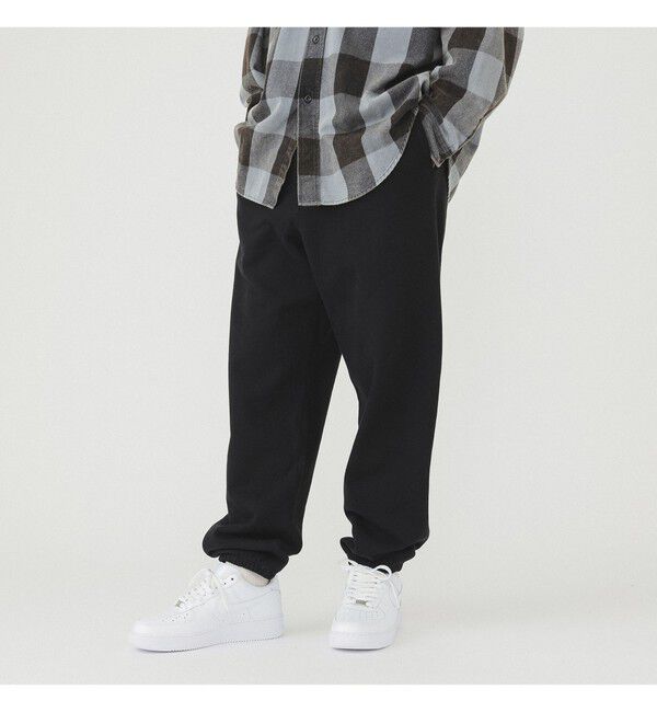 BEAMS「BEAMS / テーパード スウェット パンツ」|その他|BLACK