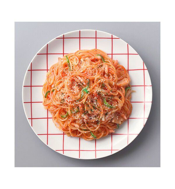 BEAMS「Swimsuit Department / "Grid" Dinner Plate」|食器・キッチングッズ|RED_GRID