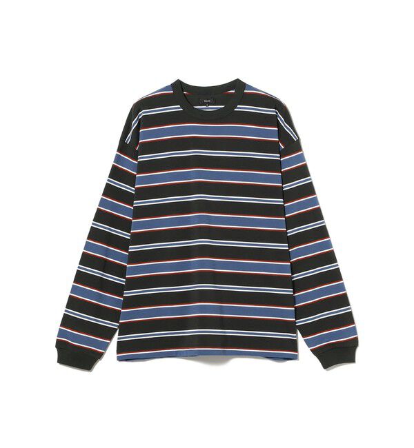 BEAMS「ボーダー ルーズ ロングスリーブTシャツ」|Tシャツ・カットソー|